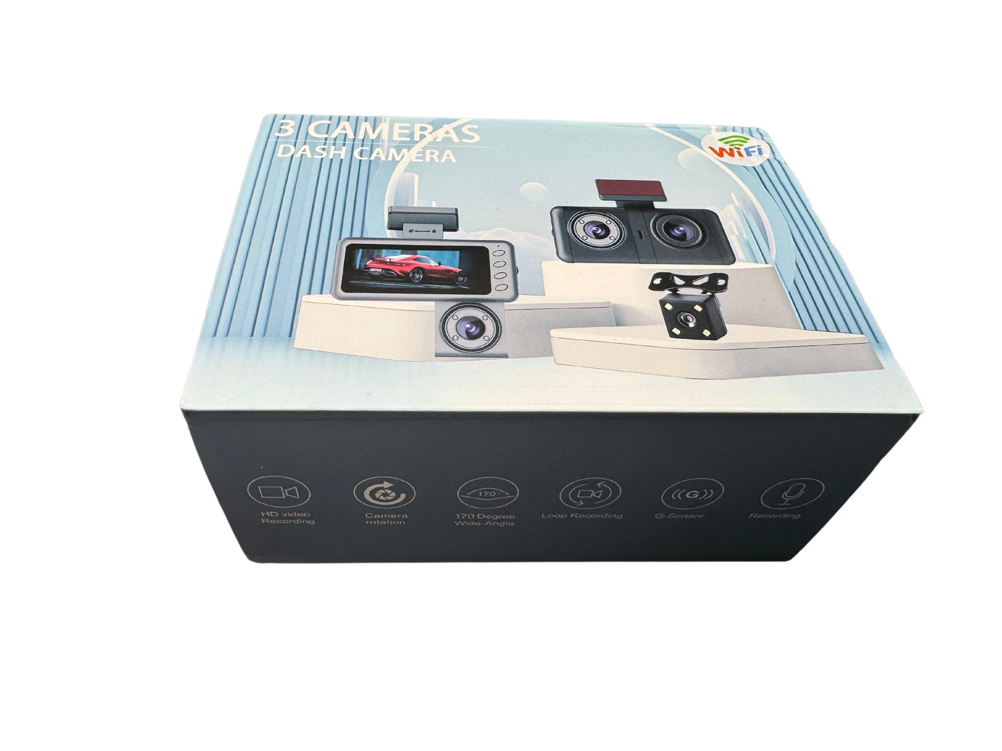 3 Cameras - Dash Camera - WIFI