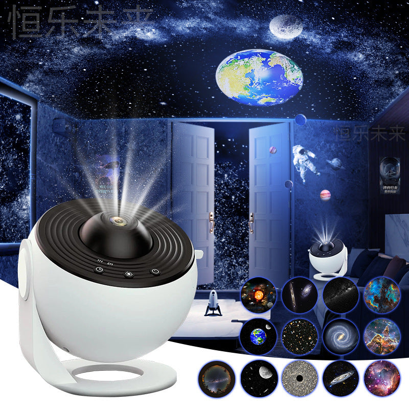 Galaxy Night Light Projector | 360° Starry Sky Planetarium Lamp | Kids Bedroom, Valentine’s Gift & Wedding Decor