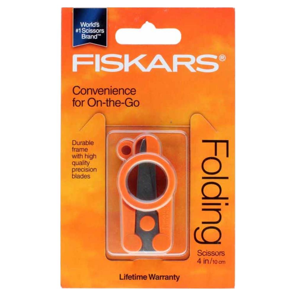FISKARS FOLDING SCISSORS 4"