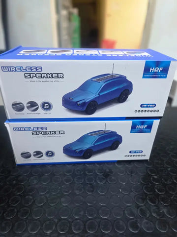 HQF HF-F68 Wireless Car-Design Bluetooth Speaker with Solar Charging