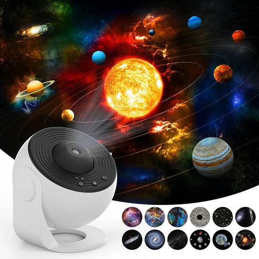 Galaxy Night Light Projector | 360° Starry Sky Planetarium Lamp | Kids Bedroom, Valentine’s Gift & Wedding Decor