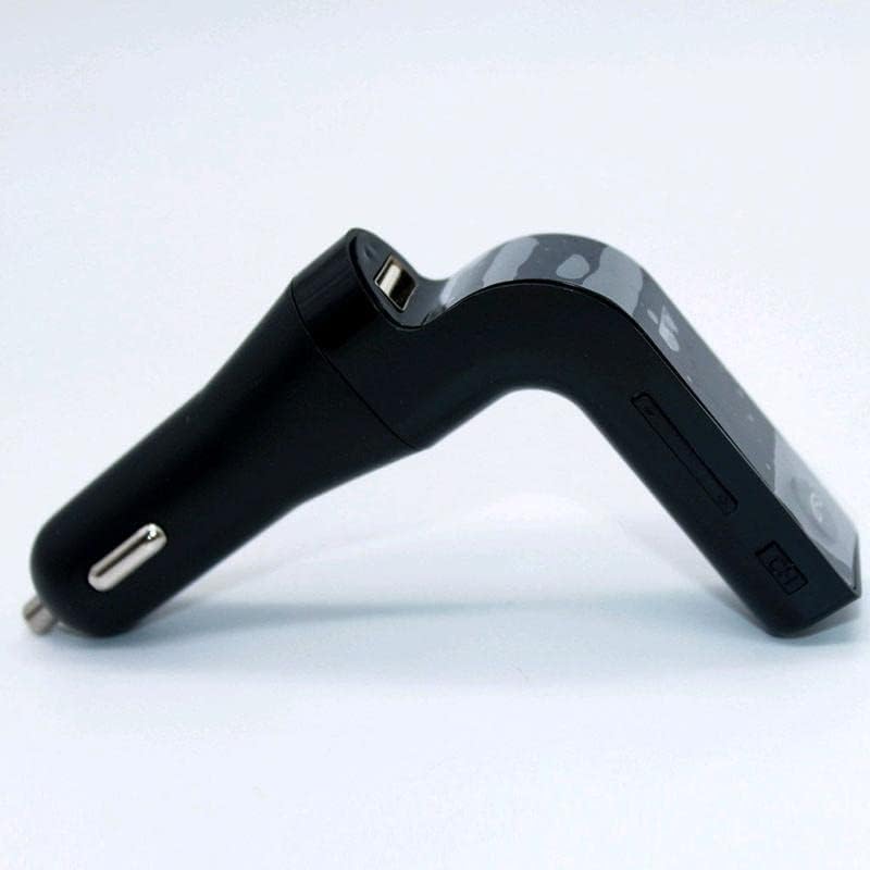 Generic ALS-A77 Bluetooth MP3 Car Charger with Call/FM/TF USB Port Digital Display
