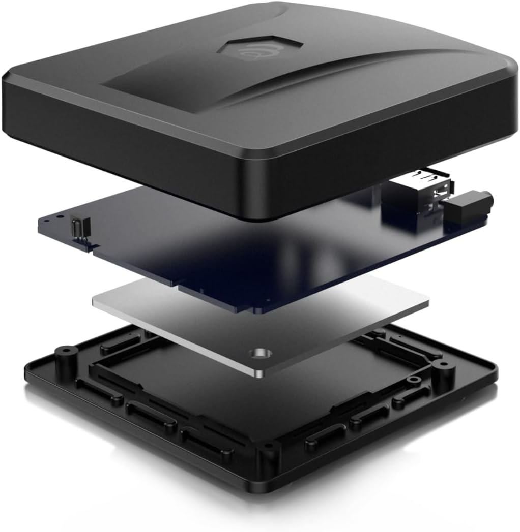 BuzzTV L1 4K Streaming Device with Linux OS, BuzzTV 6 Lite App, 2GB RAM, 8GB Storage, IR55 Remote, Wi-Fi & LAN Connectivity, Compact Design