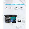VANKYO X200 True Wireless Earbuds, Bluetooth 5.0 Earbuds in-Ear TWS Stereo Headphones with Smart LED Display Charging Case, IPX8 Waterproof, 120H Playtime Built-in Mic with Deep Bass for Sports/Work
