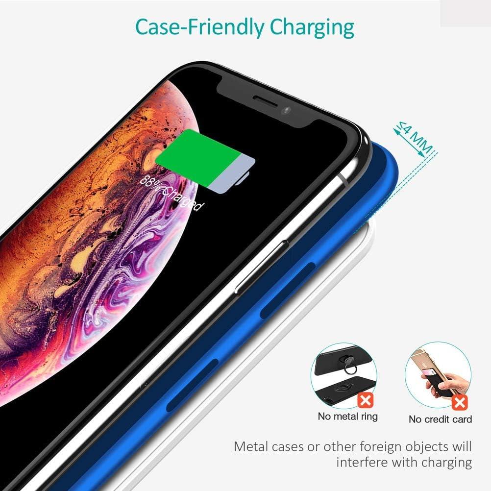 Choetech T524-S 10W Fast Wireless Charging Stand Pack of 2, Black