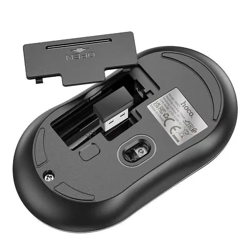 HOCO GM21 Platinum 2.4G Wireless Mouse with 4D Button Plug & Play 10M Range