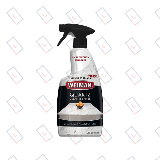 Weiman Quartz Countertop Cleaner and Polish – 710ml – Clean and Shine Your Quartz Countertops Islands and Stone Surfaces with Ultra Violet Protection