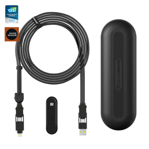 inCharge® XL 3m / 10ft - 100W, 6in1 ultra long cable