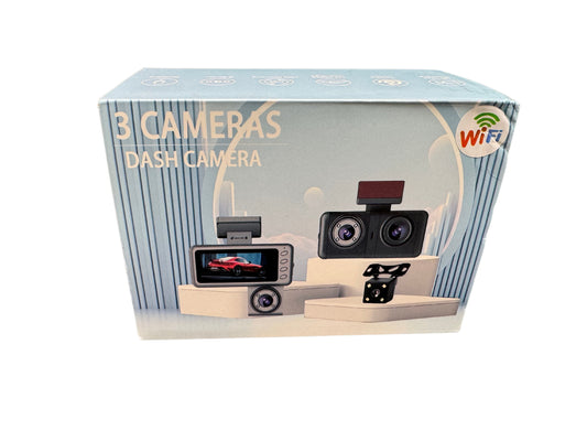 3 Cameras - Dash Camera - WIFI