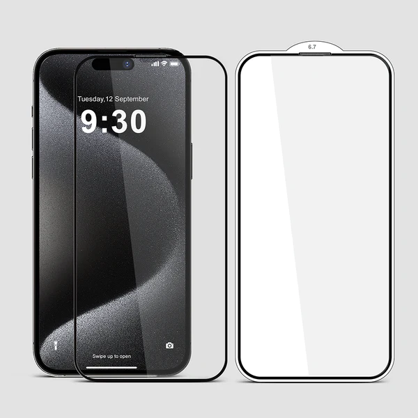 Tempered Glass for Apple iPhone 15 Pro Max (6.7")