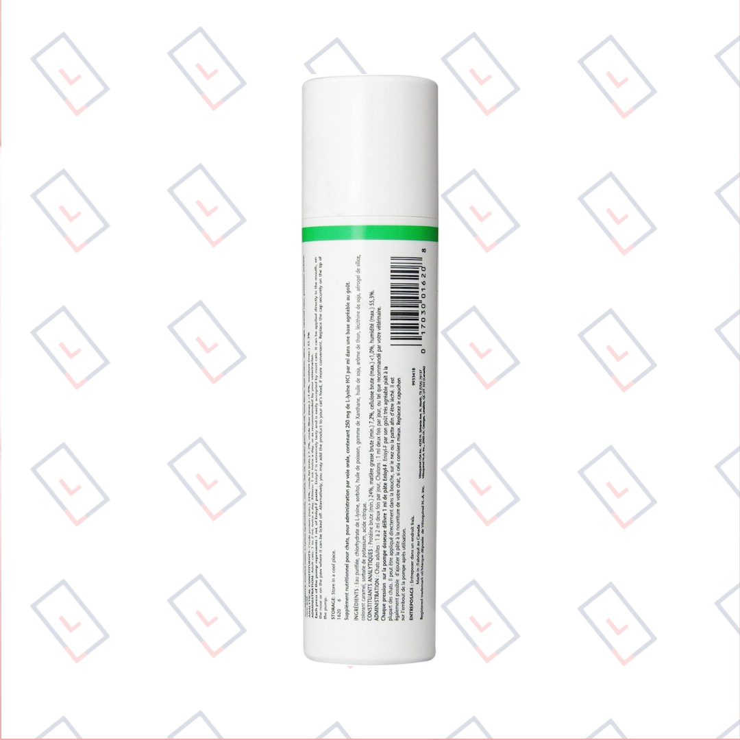 Vetoquinol Enisyl-F Oral Paste for Cats, L-Lysine HCI Nutritional Supplement 100 ml
