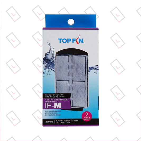 Top Fin EF-S Element Filter Cartridge 3 Month Supply 2.1 in X 3.7 in