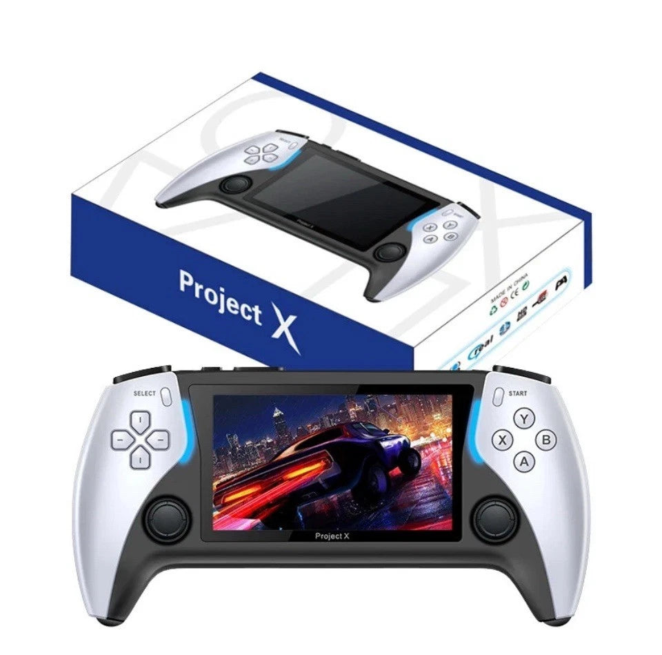 Project X * 4.3 Inch HD * game console * dual controllers * NEW